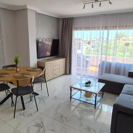Modern In Golf Del Sur, Ac237, Tempered Pool And Ocean View Apartment