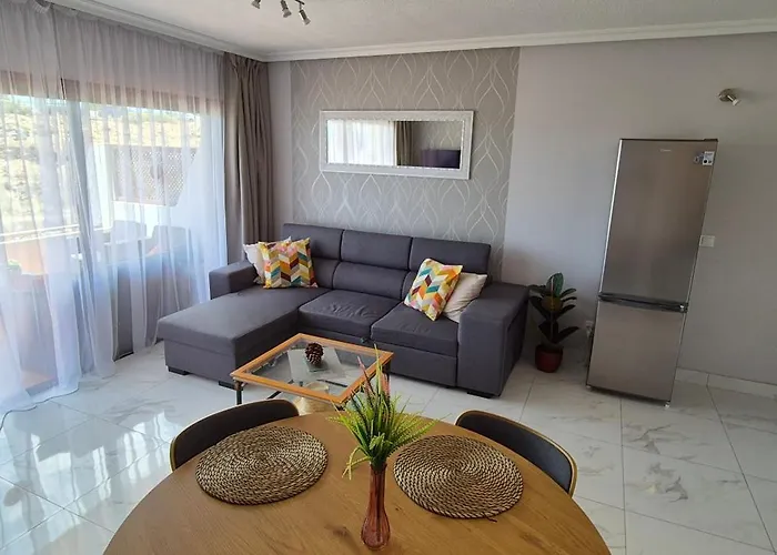 Modern In Golf Del Sur, Ac237, Tempered Pool And Ocean View Apartmán *